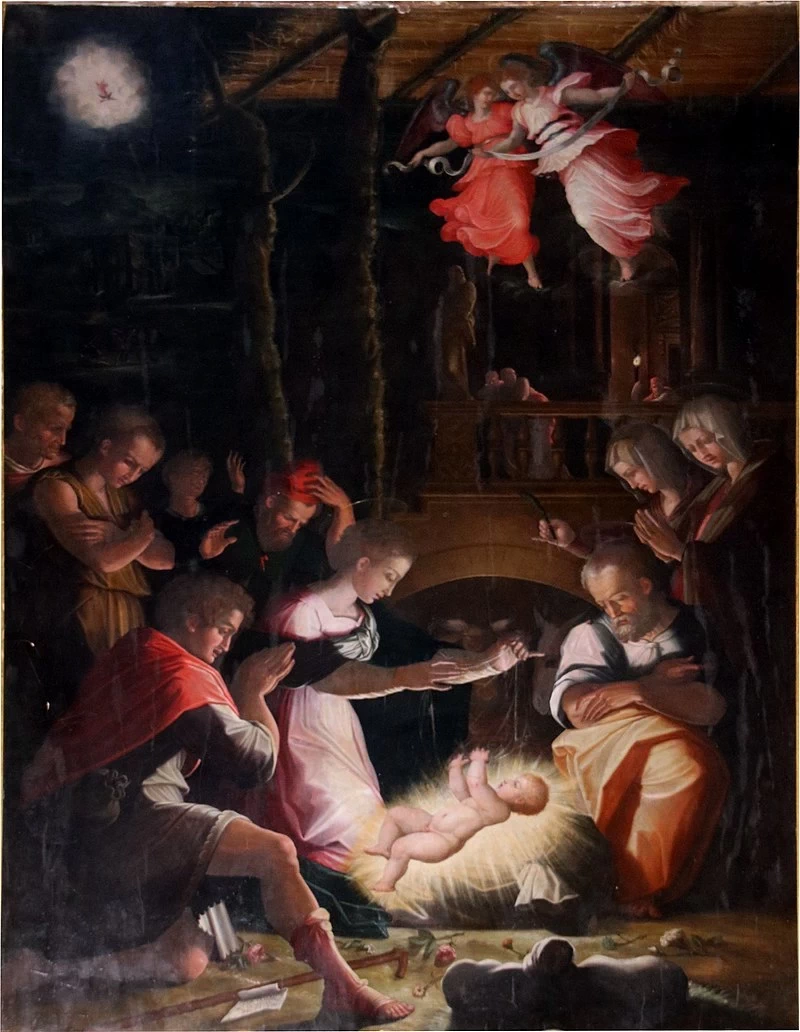 Adorazione dei pastori - Monastero di Camaldoli (Poppi), chiesa dei Santi Donato e Ilariano